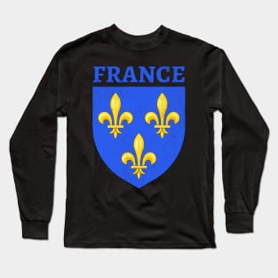 French Coat of Arms Long Sleeve T-Shirt